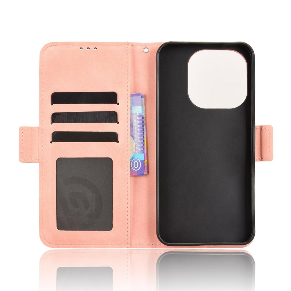  Xiaomi 15T Fodral Med Avtagbart Kortfack Rosa - Teknikhallen.se