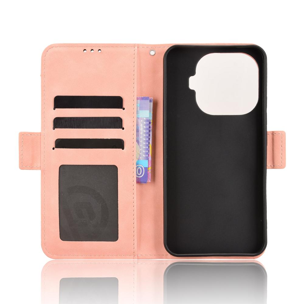  Xiaomi 15T Pro Fodral Med Avtagbart Kortfack Rosa - Teknikhallen.se