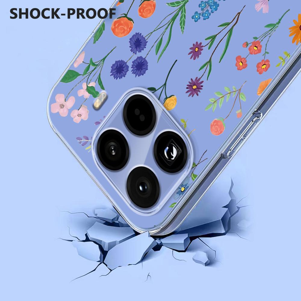  Xiaomi 15T Pro Skal Med Tryck Blommor - Teknikhallen.se