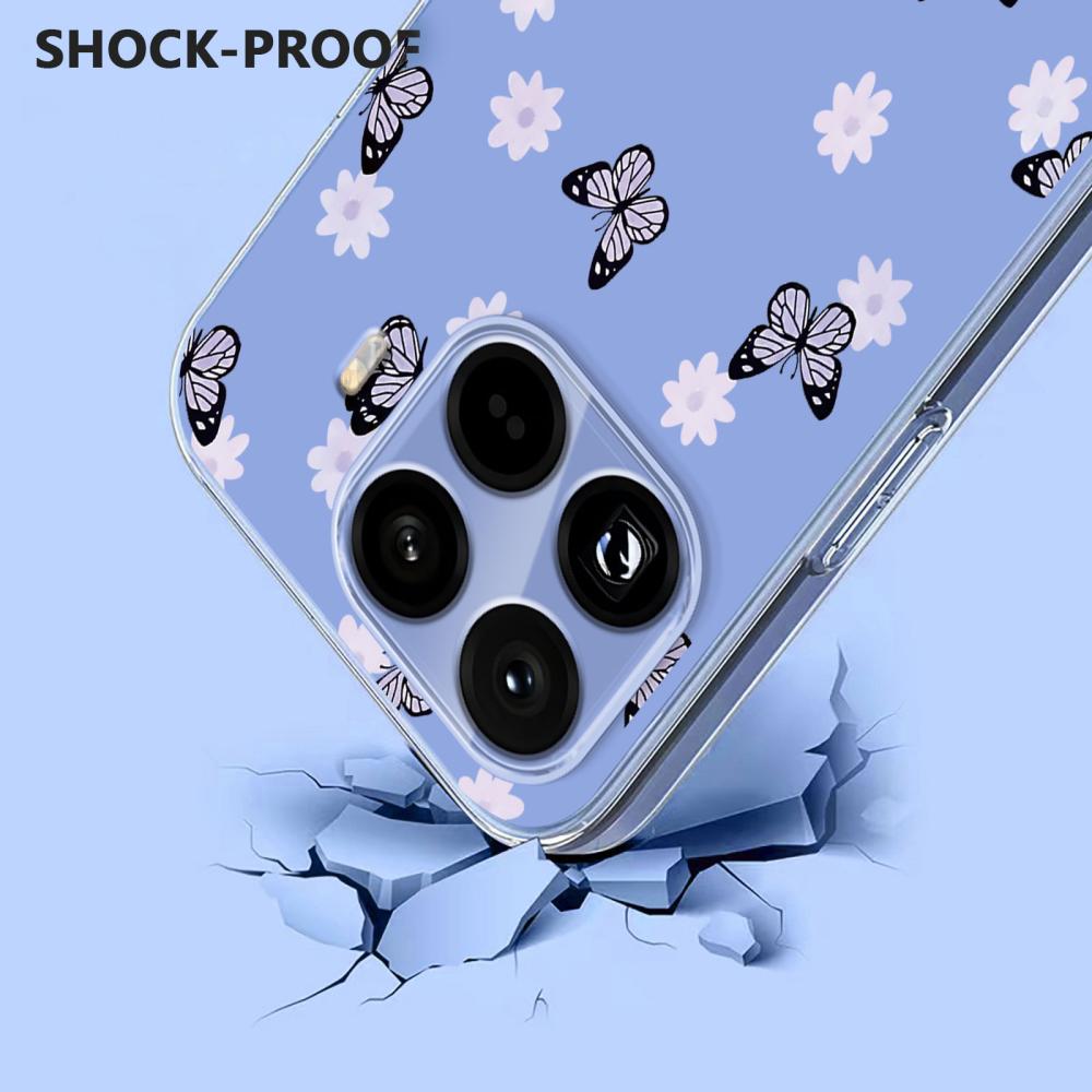  Xiaomi 15T Pro Skal Med Tryck Fjärilar - Teknikhallen.se