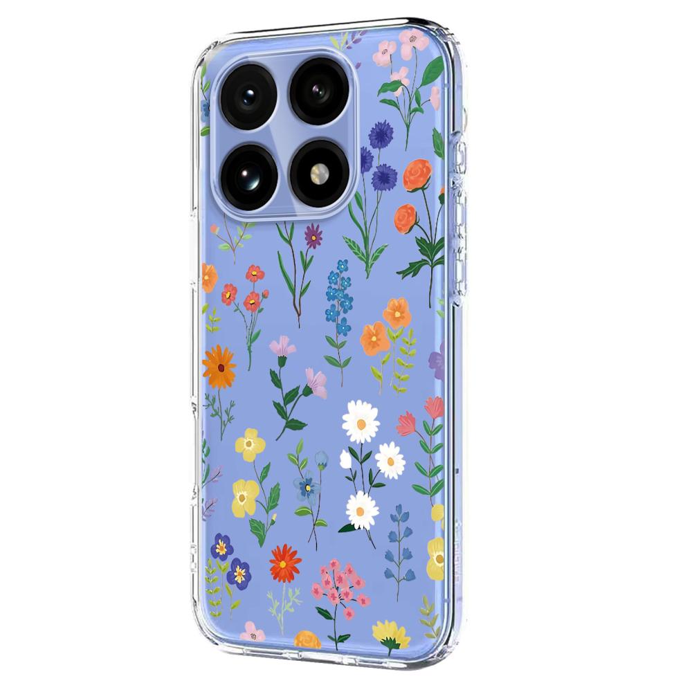  Xiaomi 15T Skal Med Tryck Blommor - Teknikhallen.se