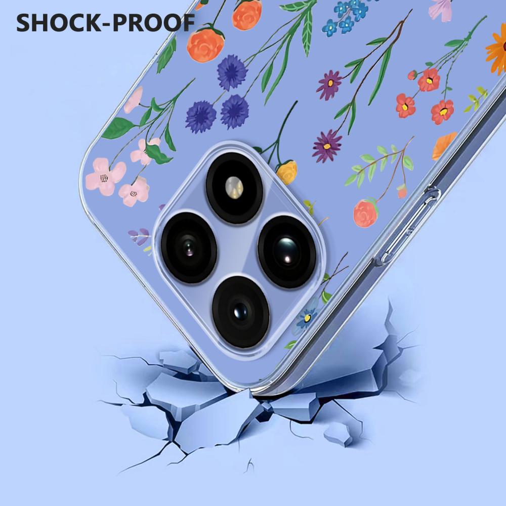  Xiaomi 15T Skal Med Tryck Blommor - Teknikhallen.se