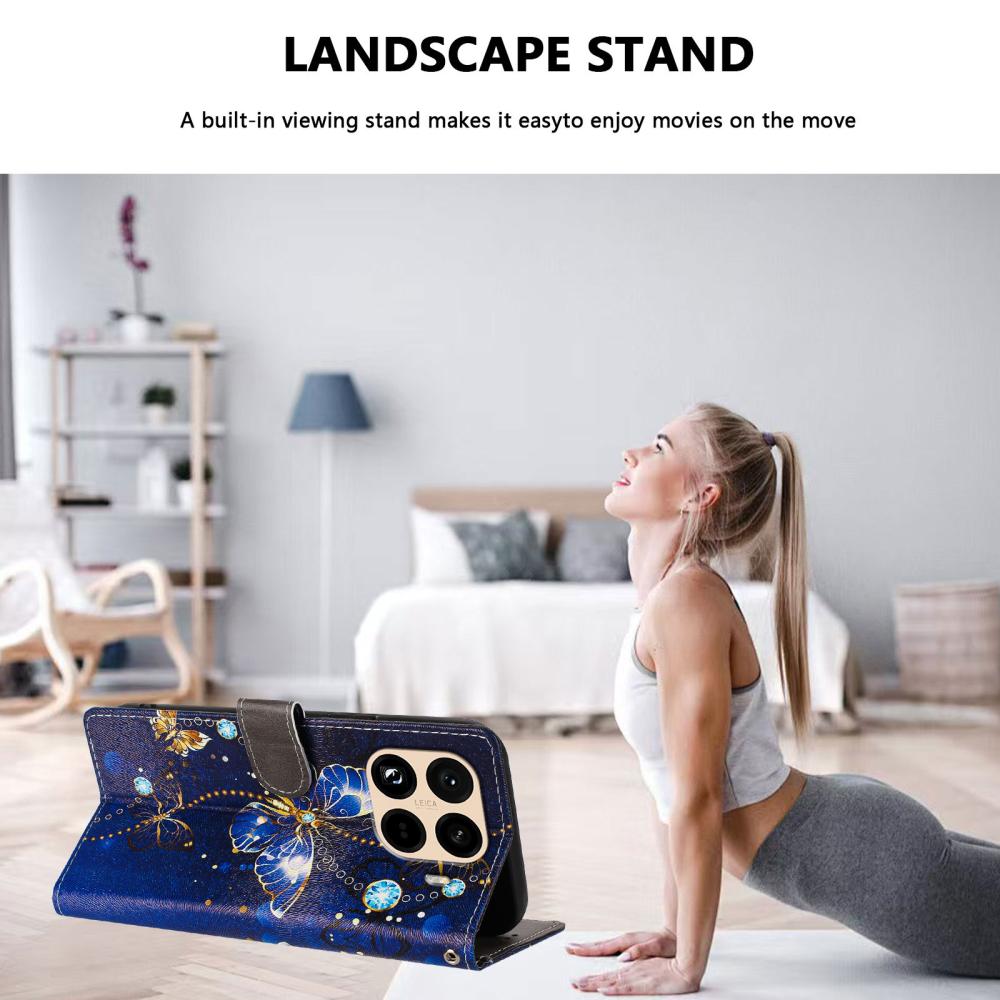  Xiaomi 15T Pro Fodral Med Tryck Fjäril - Teknikhallen.se