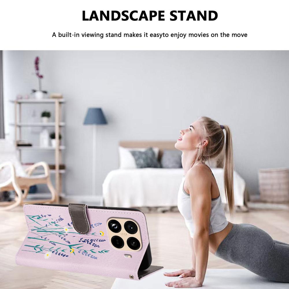  Xiaomi 15T Pro Fodral Med Tryck Lavender Lila - Teknikhallen.se