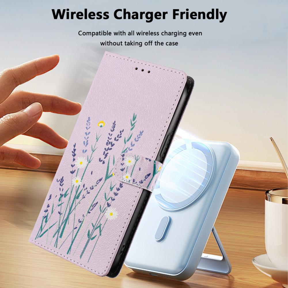  Xiaomi 15T Pro Fodral Med Tryck Lavender Lila - Teknikhallen.se