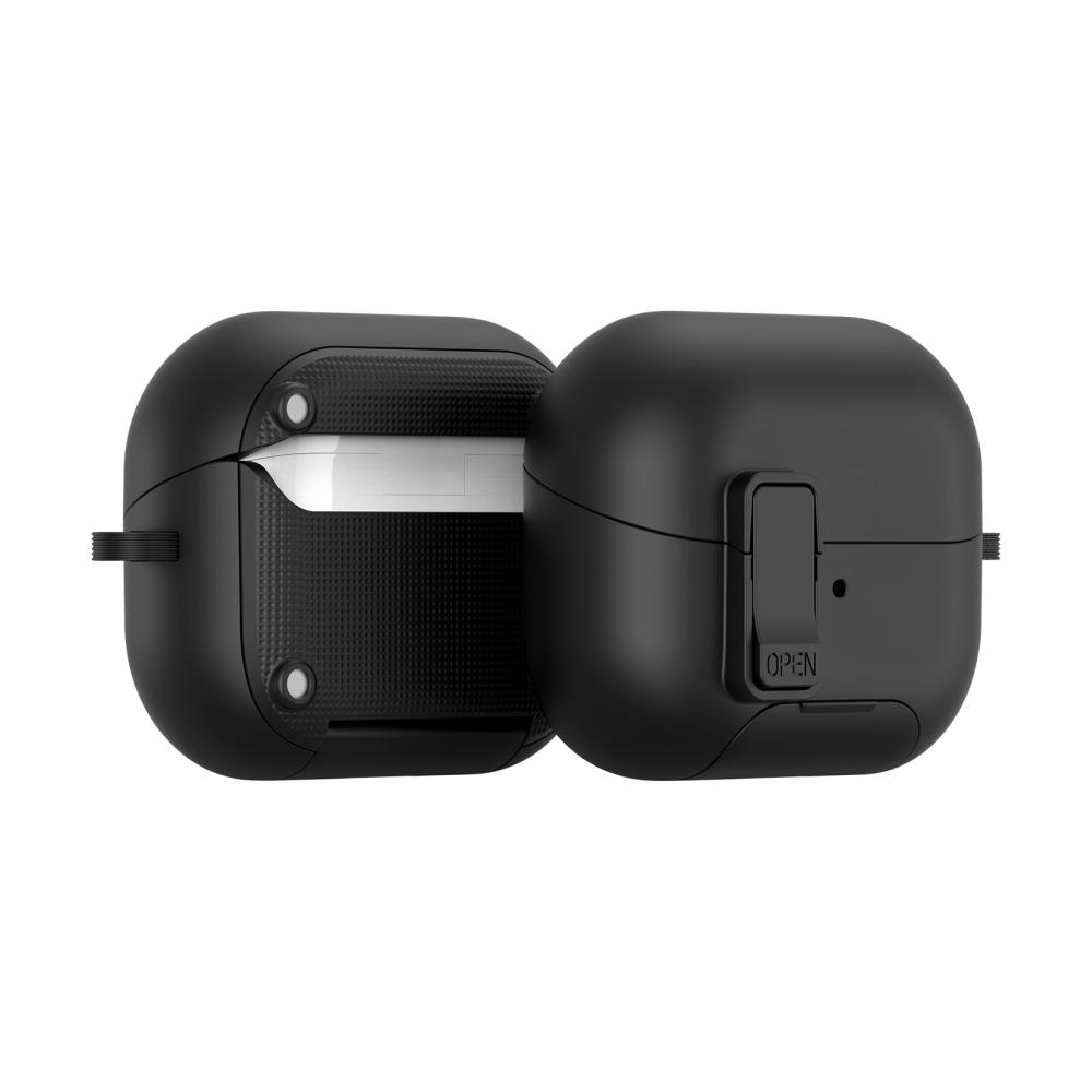 DUX DUCIS DUX DUCIS Galaxy Buds 3 / 3 Pro / 3 FE Skal Secq Series Svart - Teknikhallen.se