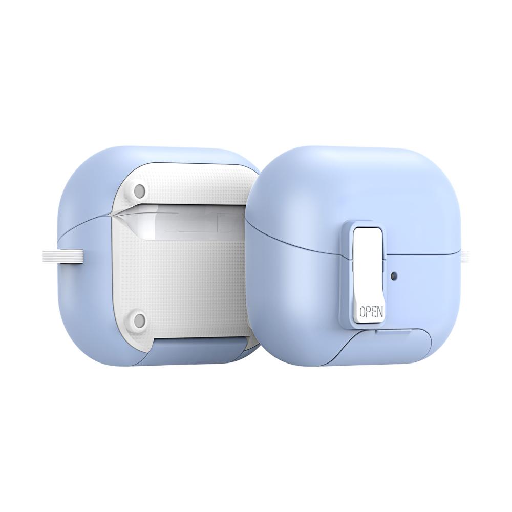 DUX DUCIS DUX DUCIS Galaxy Buds 3/3 Pro/3 FE Skal Secq Series Blå/Vit - Teknikhallen.se