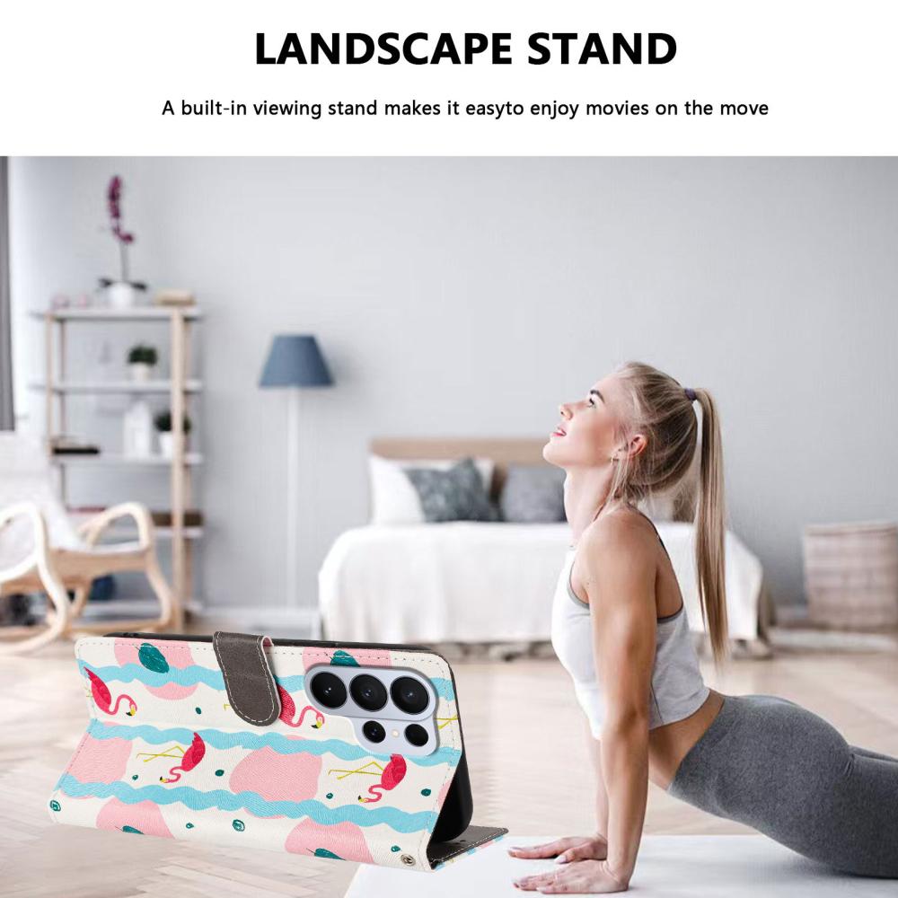  Samsung Galaxy S26 Ultra Fodral Med Tryck Flamingos - Teknikhallen.se