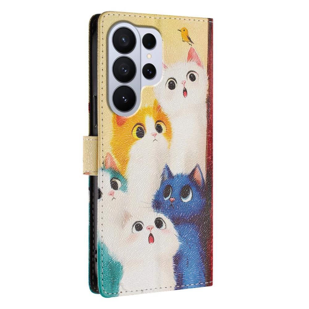  Samsung Galaxy S26 Ultra Fodral Med Tryck Katter - Teknikhallen.se