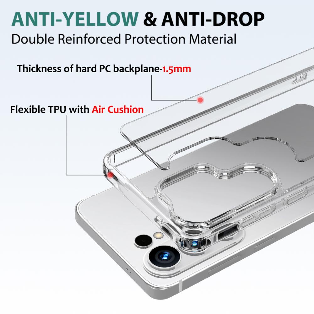  Samsung Galaxy S26 Ultra Skal Shockproof Hybrid Transparent - Teknikhallen.se