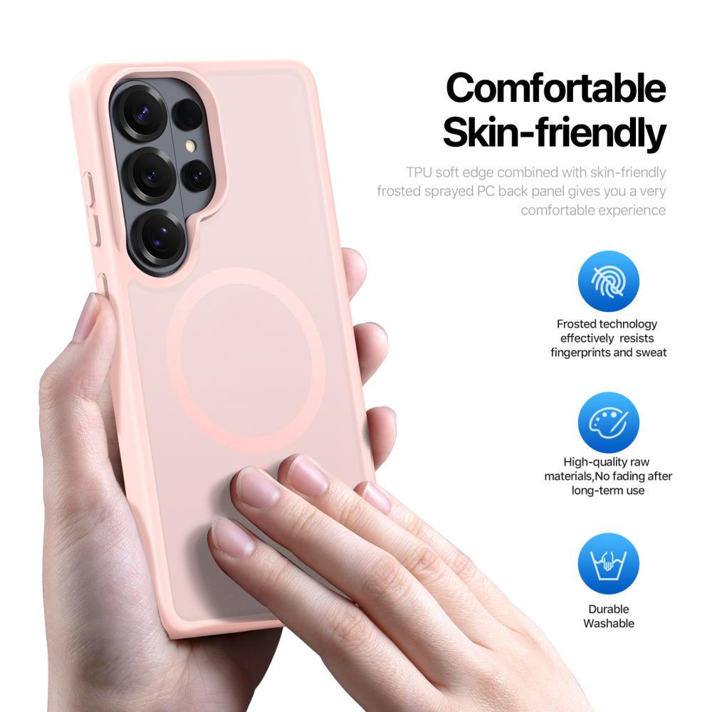 DUX DUCIS DUX DUCIS Galaxy S26 Ultra Skal MagSafe Yind Series Rosa - Teknikhallen.se