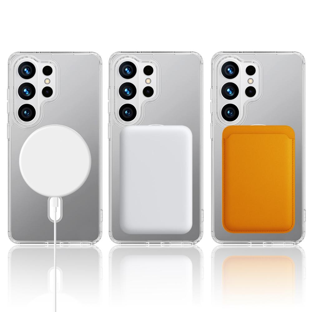  Samsung Galaxy S26 Ultra Skal MagSafe Hybrid Transparent - Teknikhallen.se