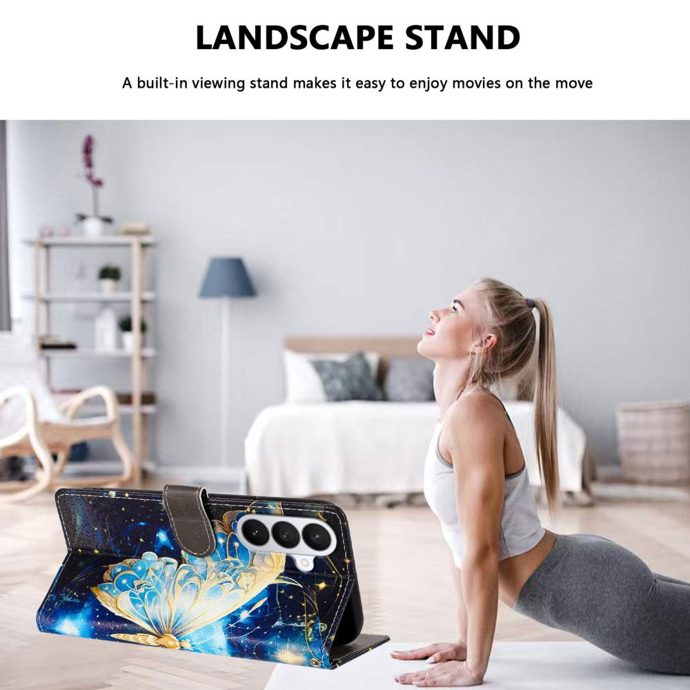  Samsung Galaxy S26 Fodral Med Tryck Fjäril - Teknikhallen.se