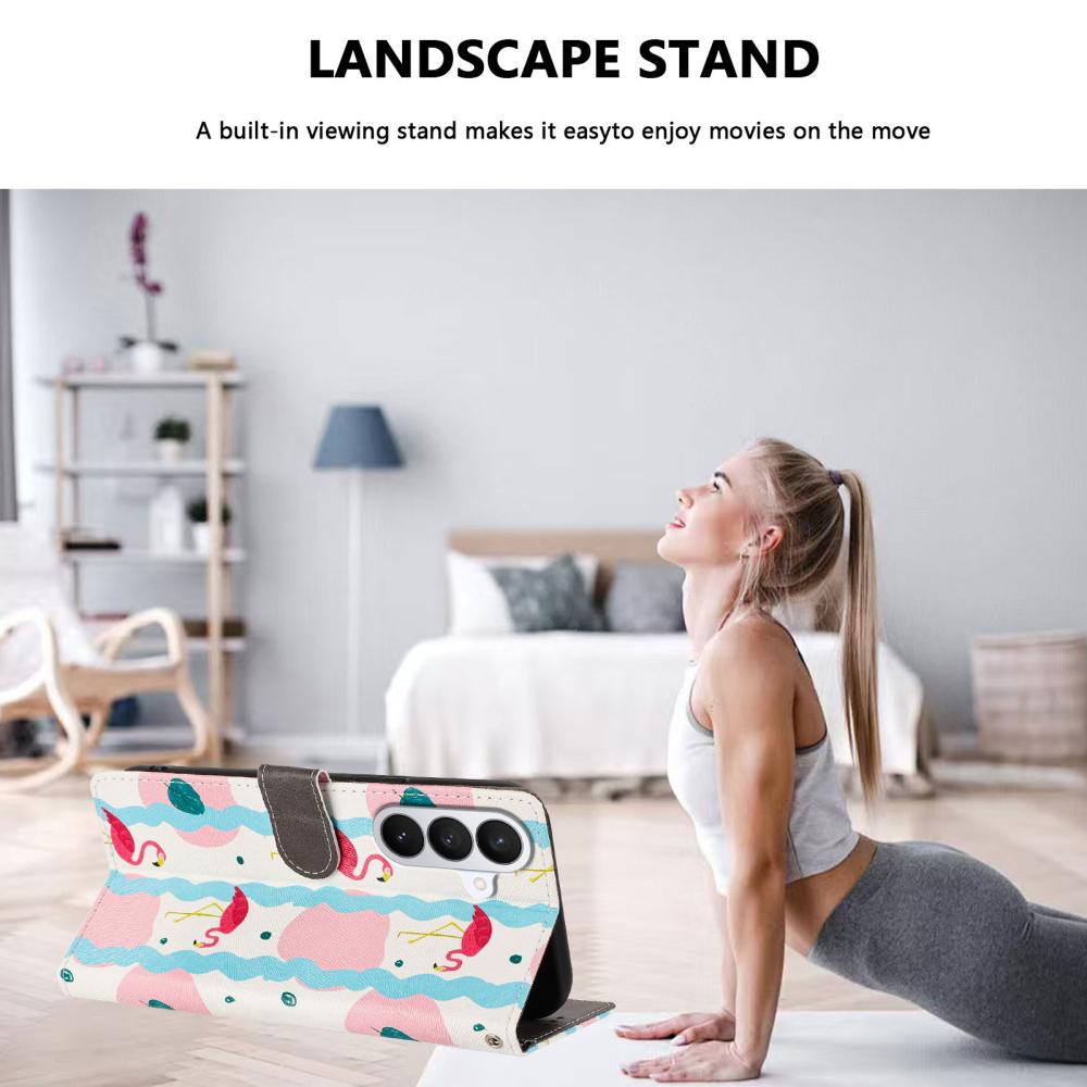  Samsung Galaxy S26 Fodral Med Tryck Flamingos - Teknikhallen.se