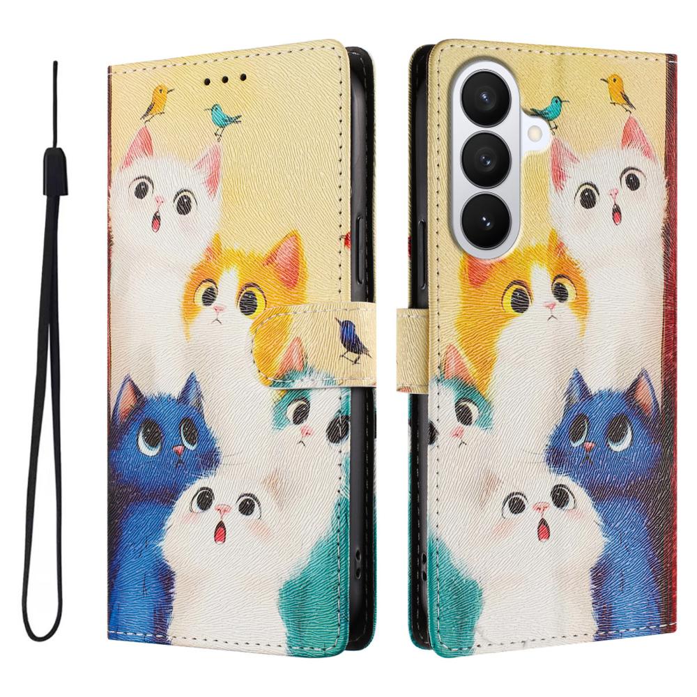  Samsung Galaxy S26 Fodral Med Tryck Katter - Teknikhallen.se