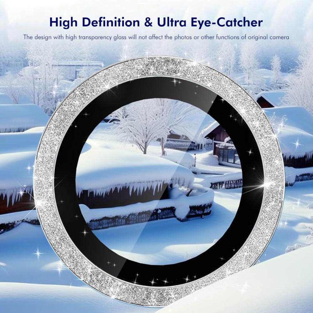 ENKAY ENKAY Samsung Galaxy S26 Linsskydd Glitter Lila - Teknikhallen.se