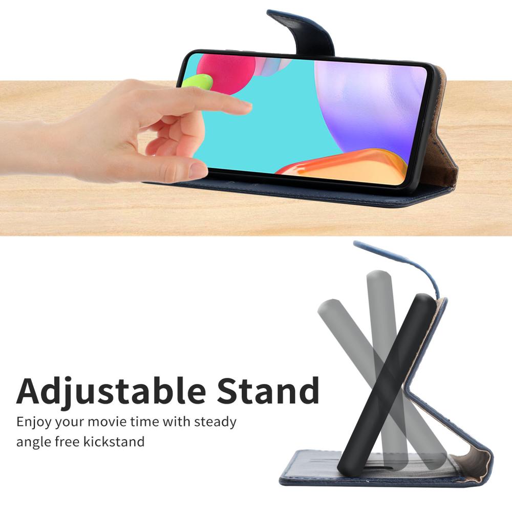  OnePlus 15 Fodral Äkta Läder Blå - Teknikhallen.se