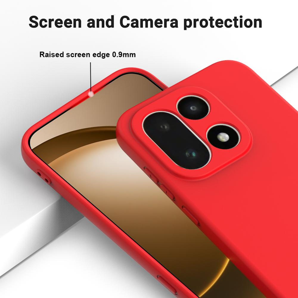  OnePlus 15 Skal Liquid Silikon Röd - Teknikhallen.se