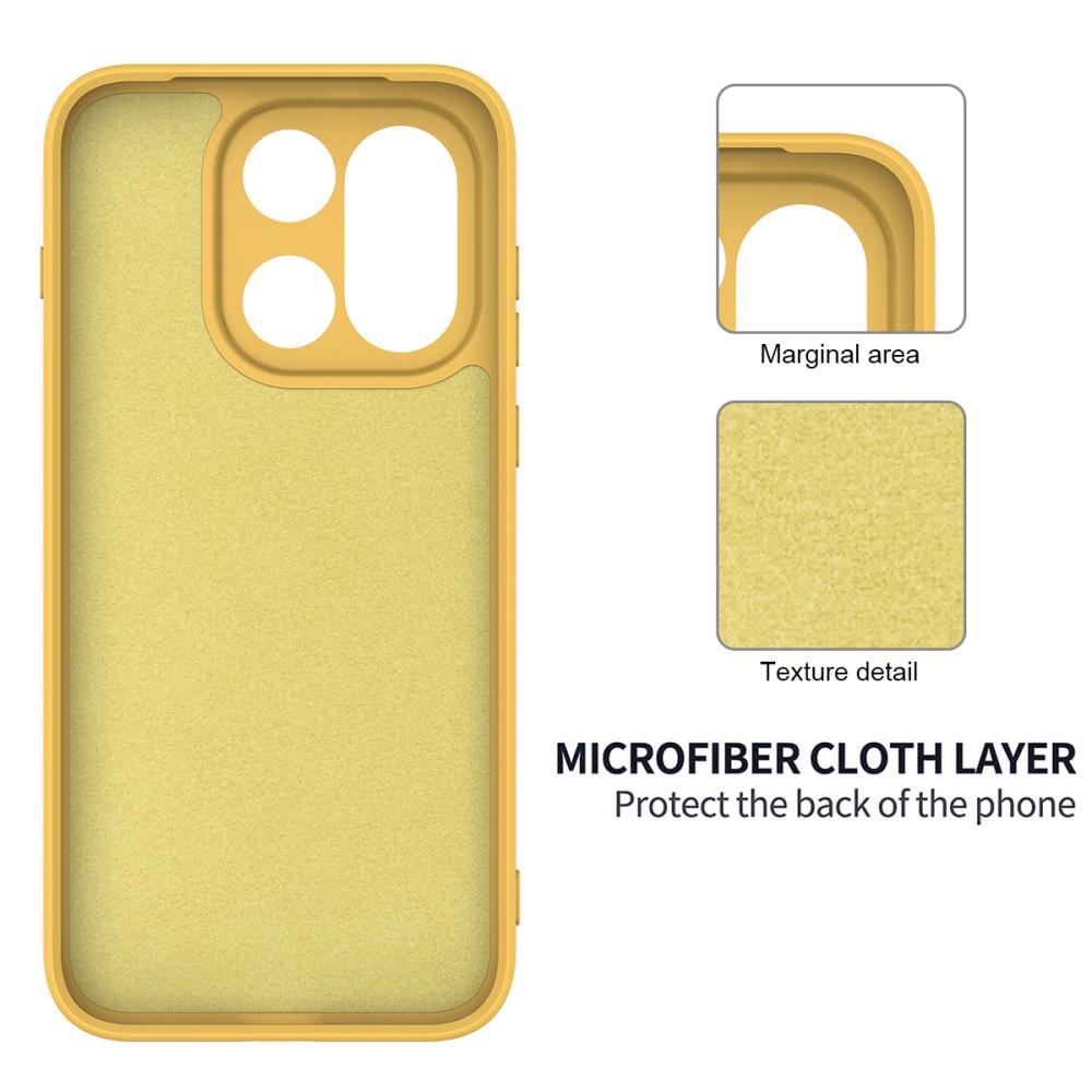  OnePlus 15 Skal Liquid Silikon Gul - Teknikhallen.se