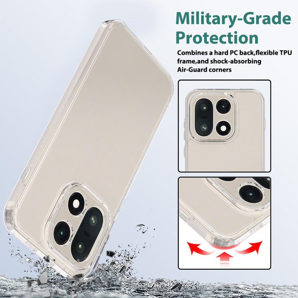  OnePlus 15 Skal Shockproof Hybrid Transparent - Teknikhallen.se