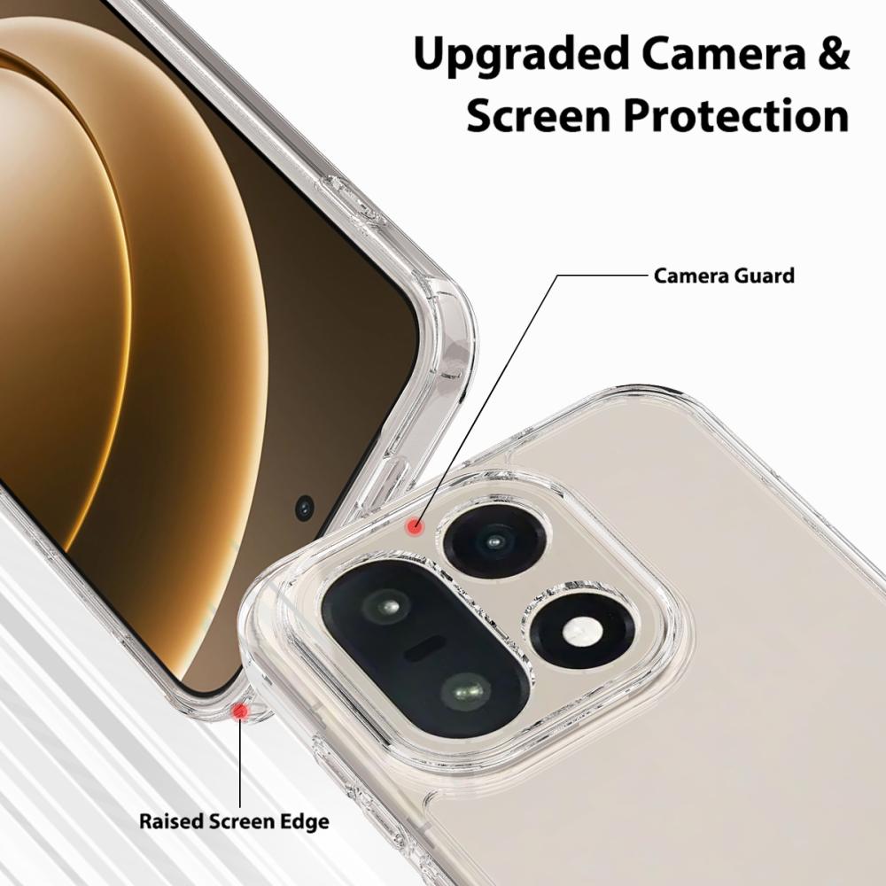  OnePlus 15 Skal Shockproof Hybrid Transparent - Teknikhallen.se