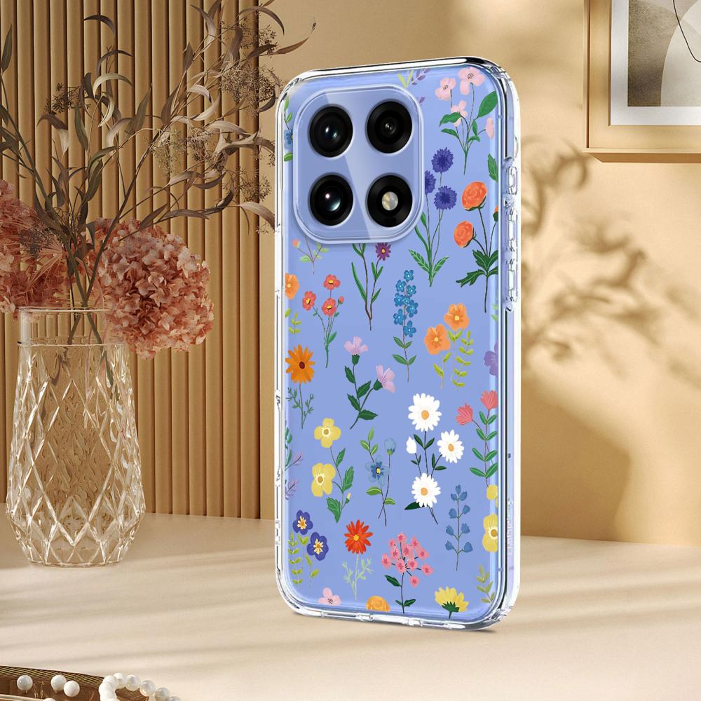  OnePlus 15 Skal TPU Med Tryck Blommor - Teknikhallen.se