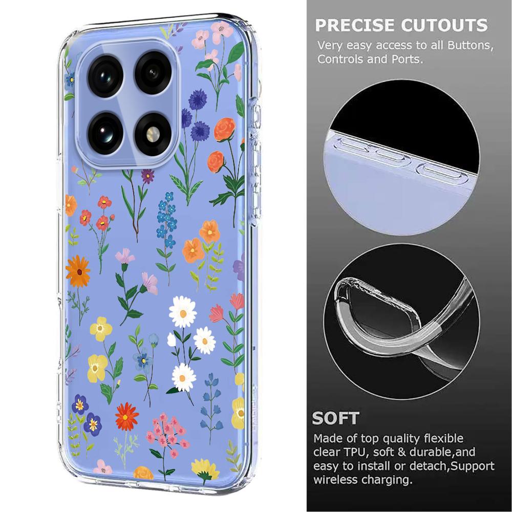  OnePlus 15 Skal TPU Med Tryck Blommor - Teknikhallen.se