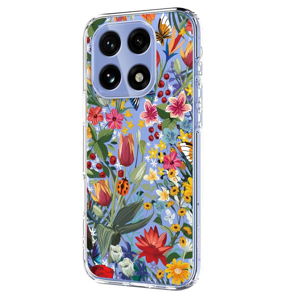  OnePlus 15 Skal TPU Med Tryck Blommor - Teknikhallen.se
