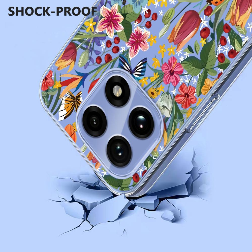  OnePlus 15 Skal TPU Med Tryck Blommor - Teknikhallen.se