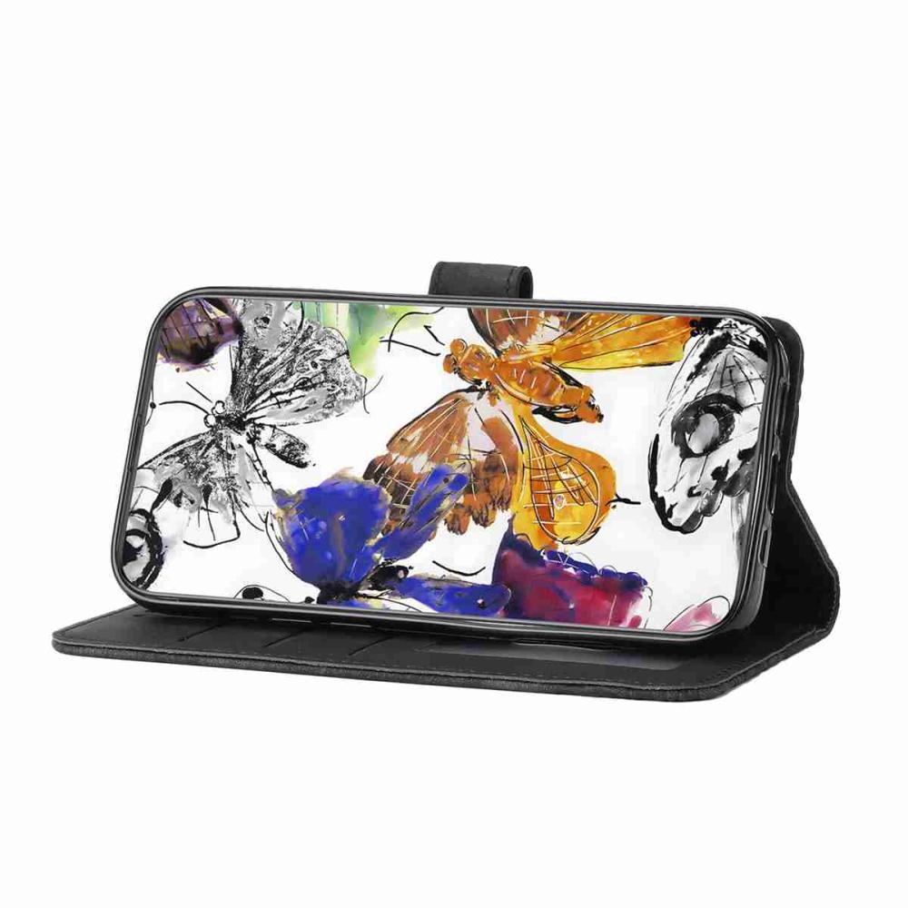  OnePlus 15 Fodral Med Fjäril Tryck Svart - Teknikhallen.se