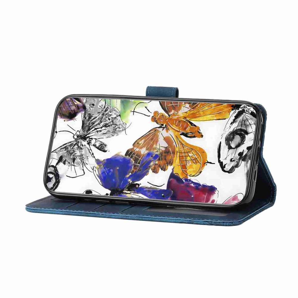  OnePlus 15 Fodral Med Fjäril Tryck Blå - Teknikhallen.se