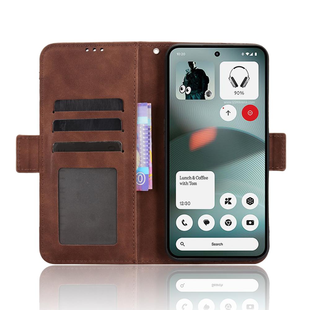  Nothing Phone 3a Lite Fodral Med Avtagbart Kortfodral Läder - Teknikhallen.se