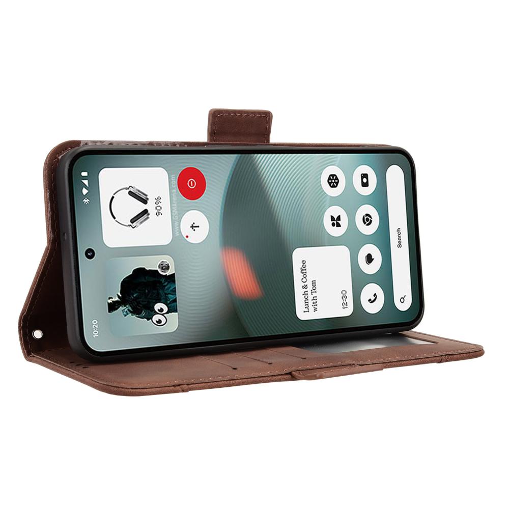  Nothing Phone 3a Lite Fodral Med Avtagbart Kortfodral Läder - Teknikhallen.se