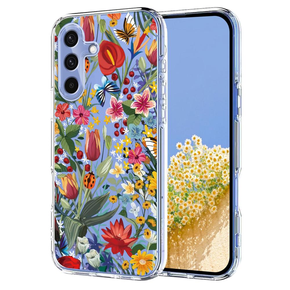  Samsung Galaxy A37 5G Skal Med Tryck Blommor - Teknikhallen.se