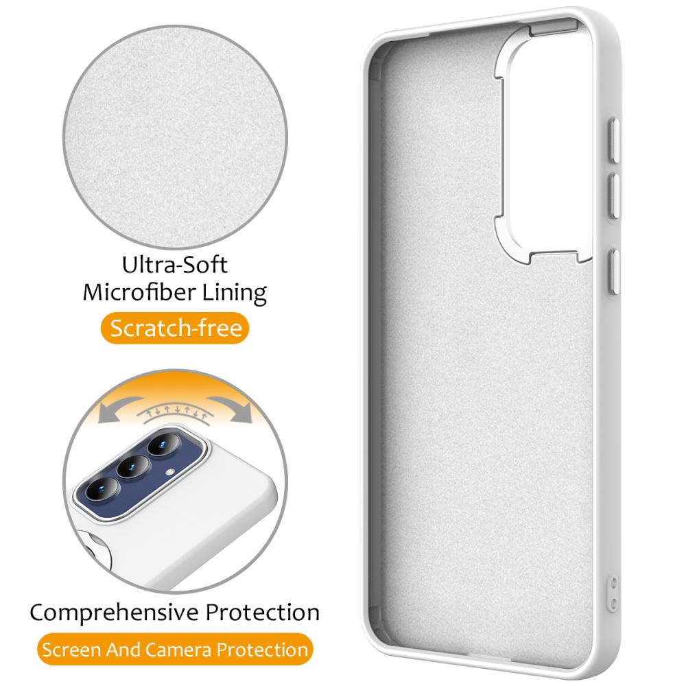  Samsung Galaxy A37 5G Skal MagSafe Kickstand Hybrid Vit - Teknikhallen.se