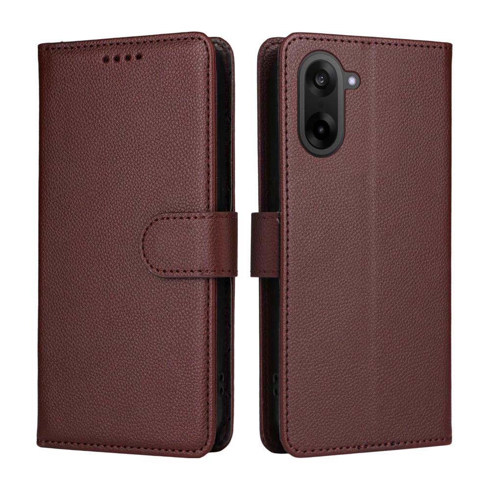  OnePlus Nord CE5 Plånboksfodral Läder Brun - Teknikhallen.se