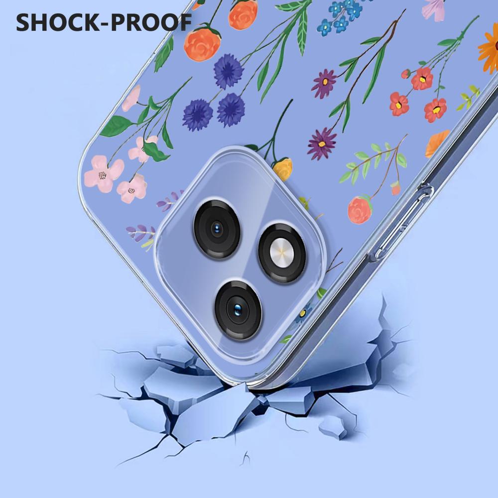  Honor 400 Lite Skal Med Tryck Blommor - Teknikhallen.se