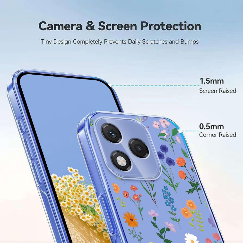  Honor 400 Lite Skal Med Tryck Blommor - Teknikhallen.se