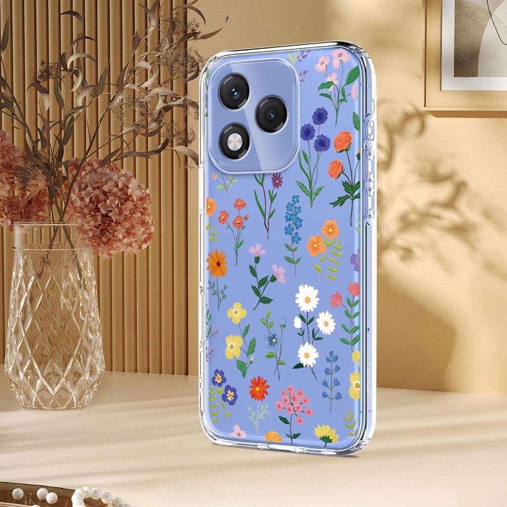  Honor 400 Lite Skal Med Tryck Blommor - Teknikhallen.se