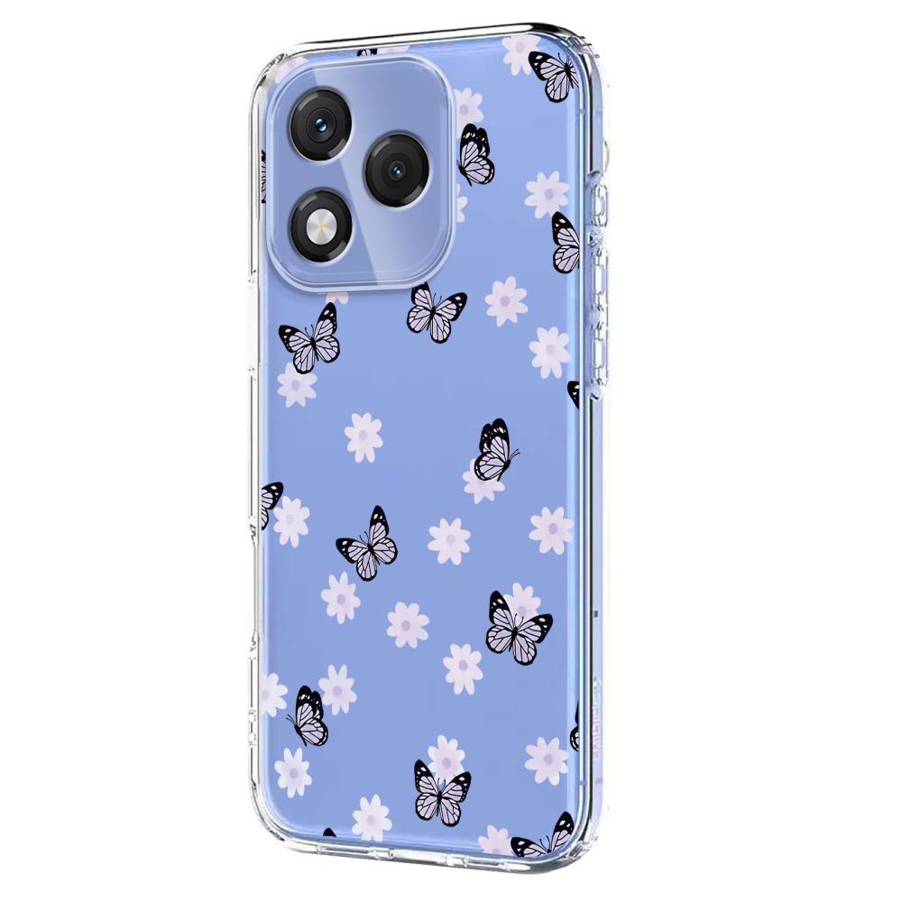  Honor 400 Lite Skal Med Tryck Fjärilar / Blommor - Teknikhallen.se