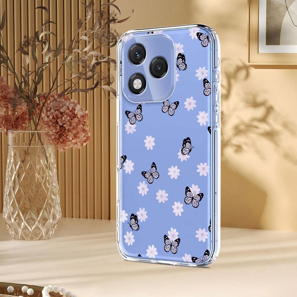  Honor 400 Lite Skal Med Tryck Fjärilar / Blommor - Teknikhallen.se