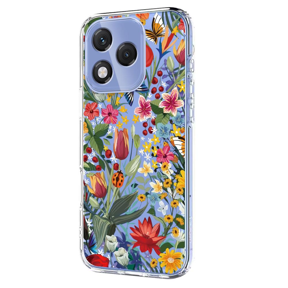  Honor 400 Lite Skal Med Tryck Blommor - Teknikhallen.se