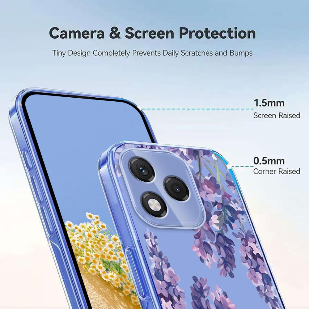  Honor 400 Lite Skal Med Tryck Blommor - Teknikhallen.se