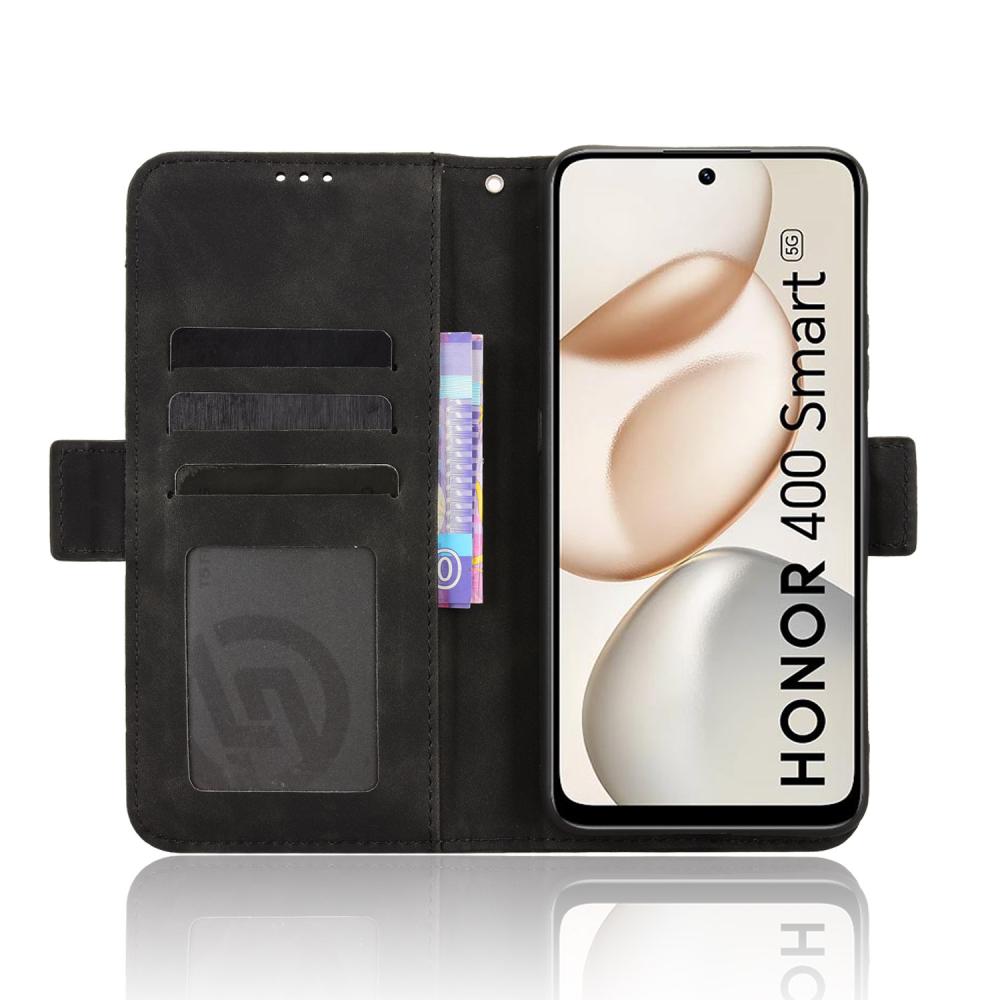  Honor 400 Smart Fodral Med Avtagbart Kortfodral Svart - Teknikhallen.se