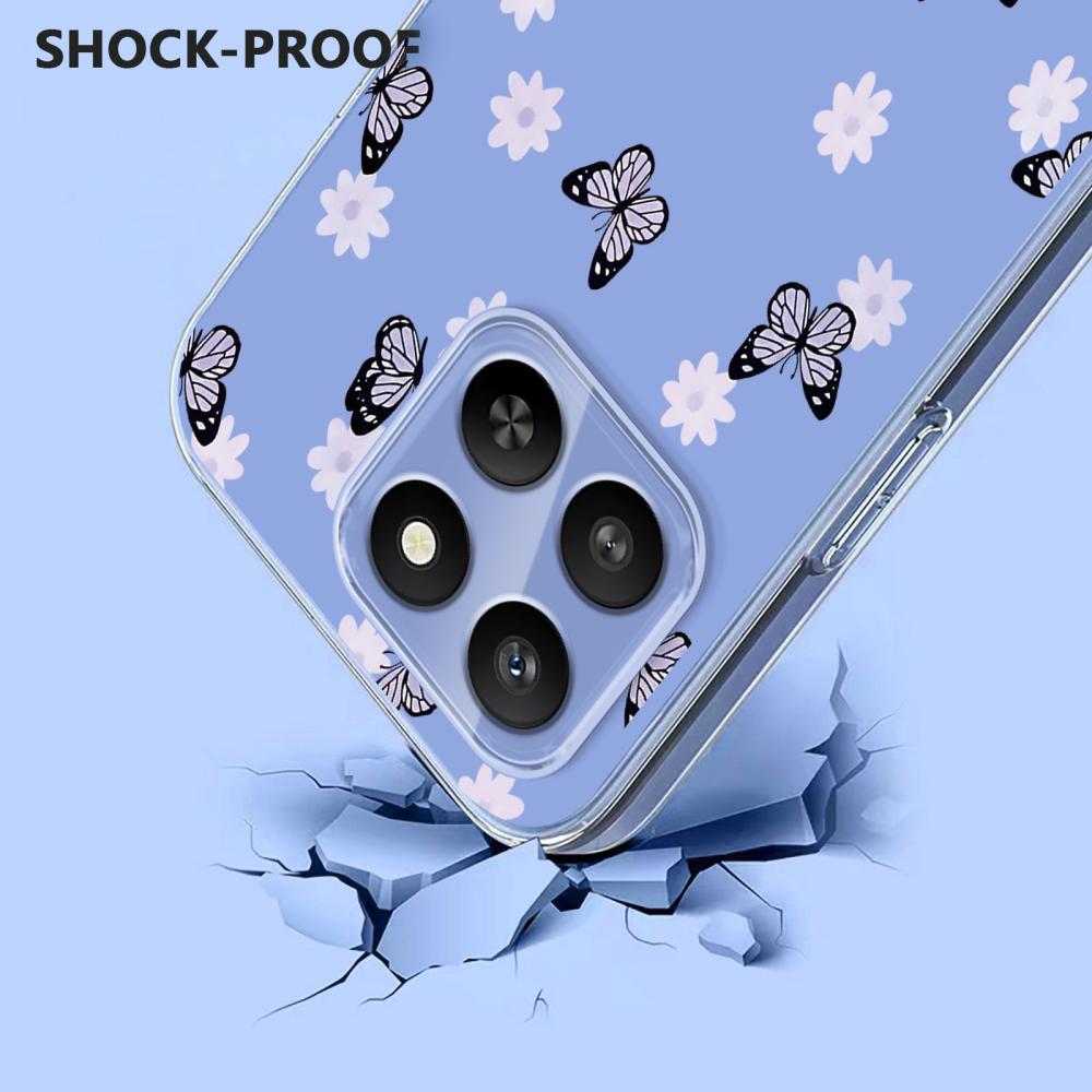  Honor 400 Smart Skal Med Tryck Fjärilar / Blommor - Teknikhallen.se