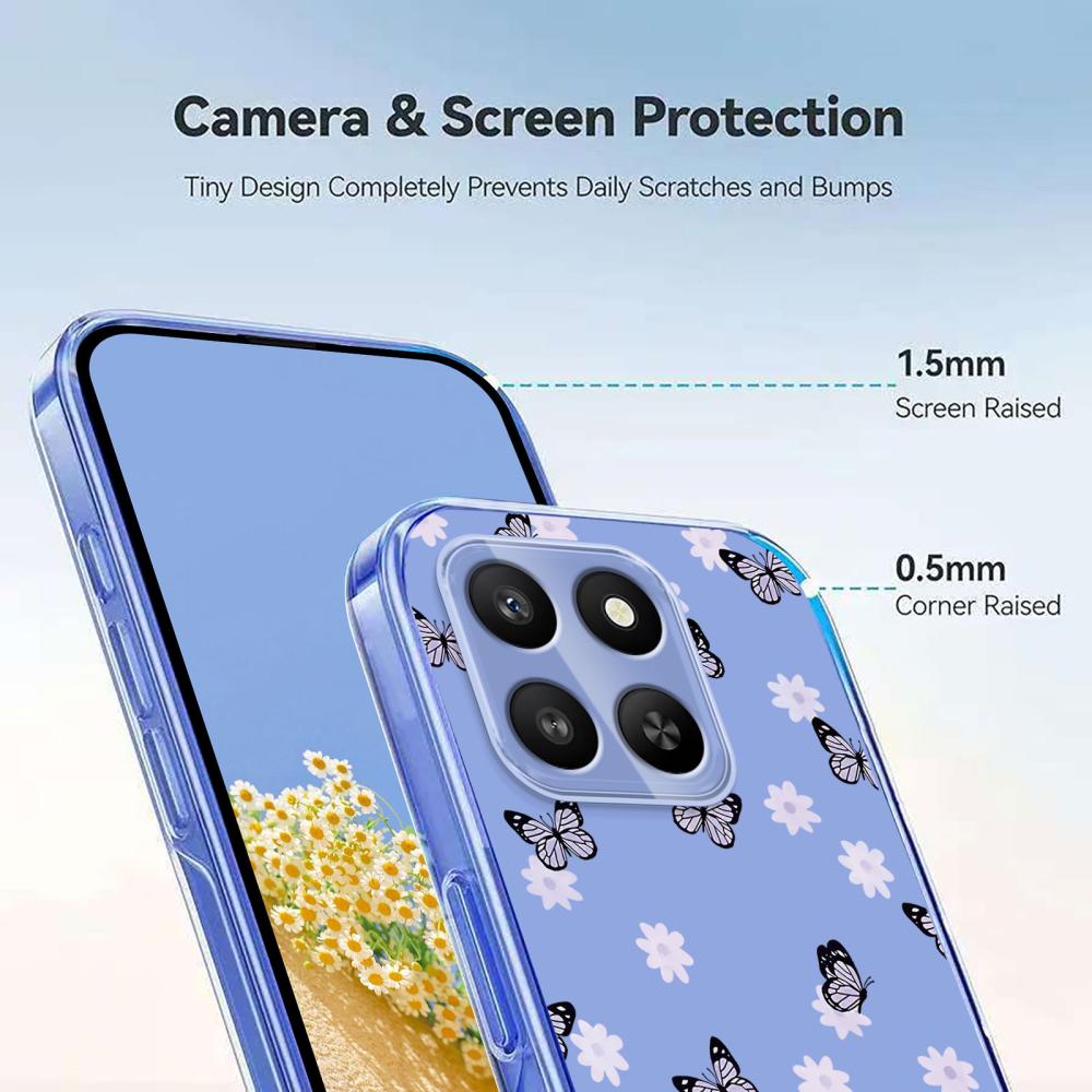  Honor 400 Smart Skal Med Tryck Fjärilar / Blommor - Teknikhallen.se