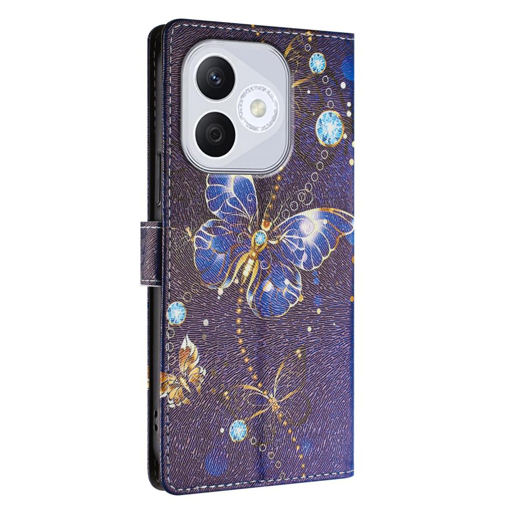  Honor 400 Lite Fodral Med Tryck Blå Fjäril - Teknikhallen.se