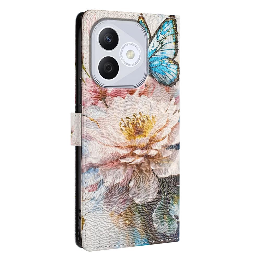  Honor 400 Lite Fodral Med Tryck Blommor / Fjäril - Teknikhallen.se