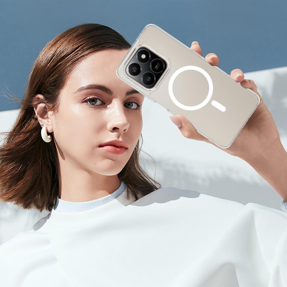  Honor 400 Smart Skal MagSafe Hybrid Transparent - Teknikhallen.se