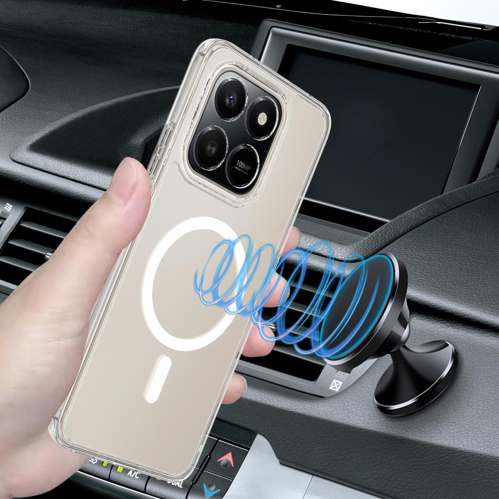  Honor 400 Smart Skal MagSafe Hybrid Transparent - Teknikhallen.se